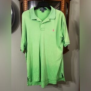 Polo Ralph Lauren Orange Ombre Polo Style Shirt Size XXL